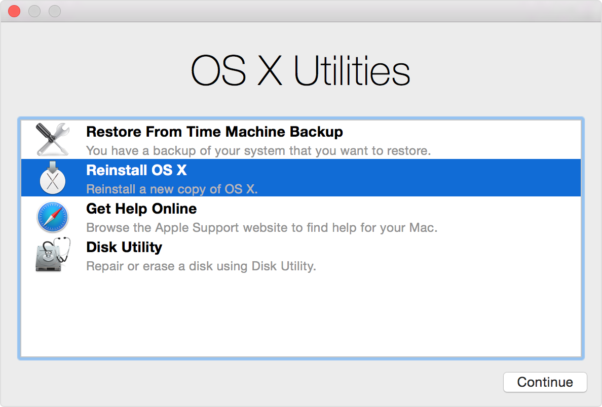 Blinkendes Fragezeichen auf dem Mac beheben - Mac sichern und neu installieren