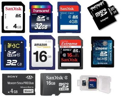 recover from camera memory card