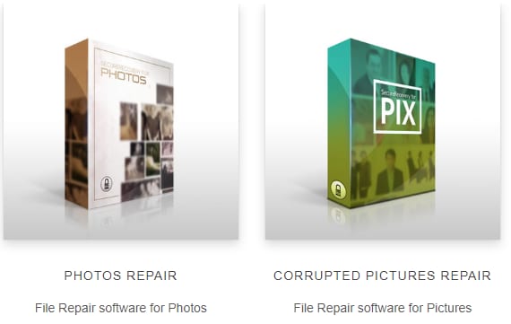 File Repair to repair corrupt photos