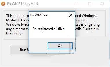Fix wmp utility