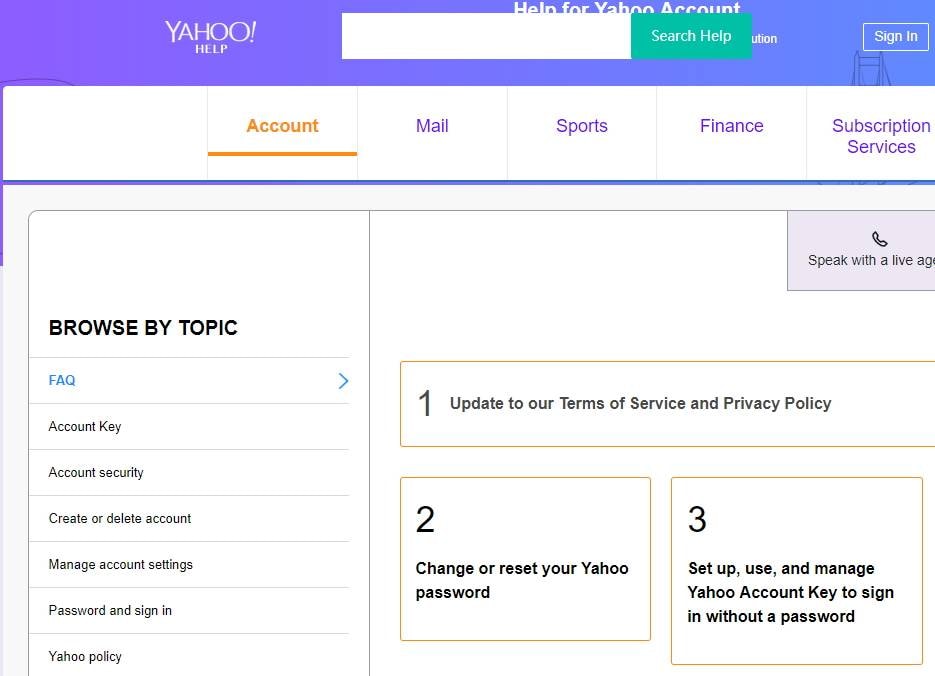 recover yahoo email