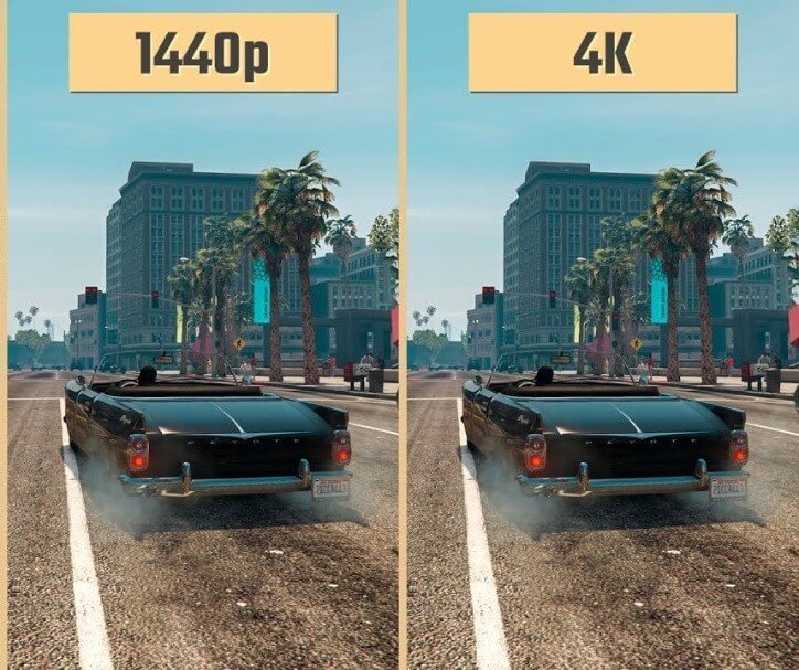 1440p vs 4k resolutions