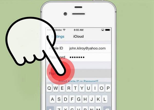 Réinitialiser E-mail iCloud