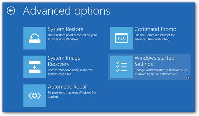 Arriver à entrer en mode sans échec dans Windows 10 étape 4