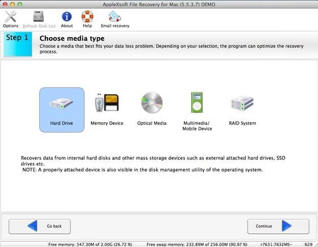 AppleXsoft fichiers formatés du disque dur externe sur Mac
