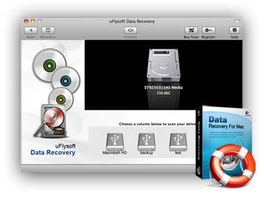 Archivos formateados de UFly de disco duro externo Mac