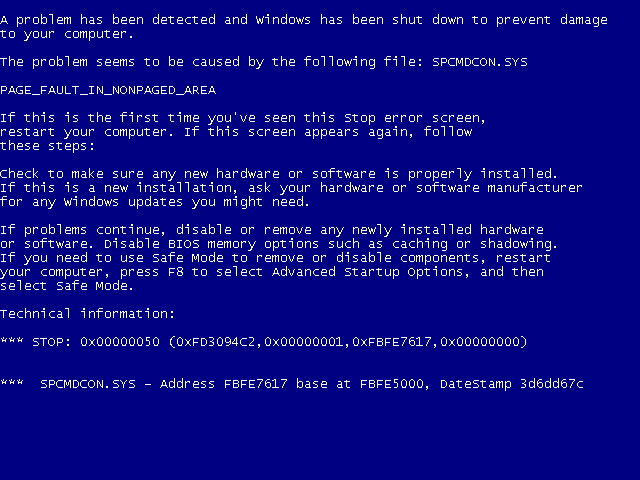 how to fix blue screen