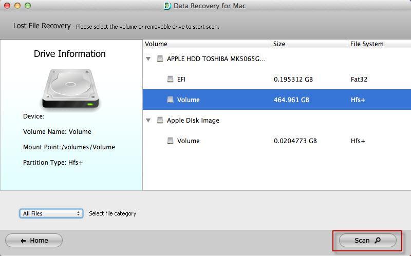Datenwiederherstellung für Mac-Tenorshare data recovery for Mac