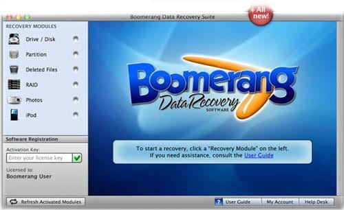 recuperación de datos boomerang para mac