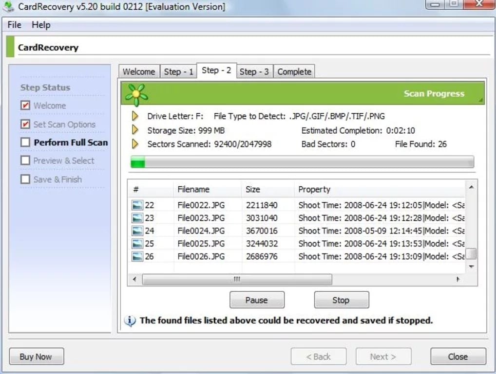 photo video recovery software free download