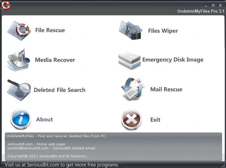 UndeleteMyFiles Pro easy recovery software