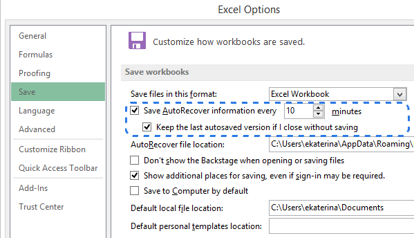 memulihkan file excel yang belum disimpan di mac