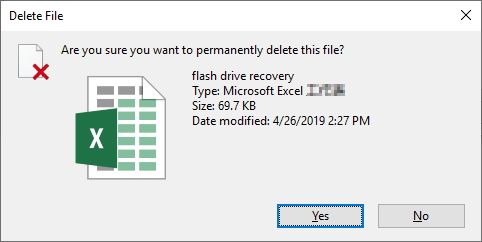 Recuperar archivos borrados con shift