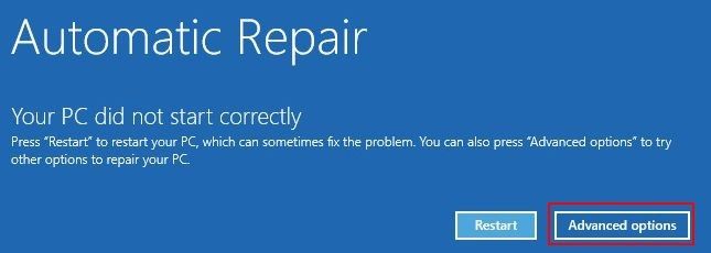 repair mbr by automatic repair