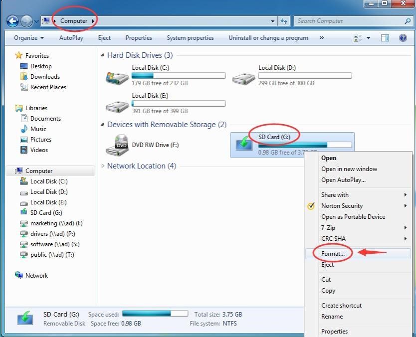 how to reformat windows 10 px