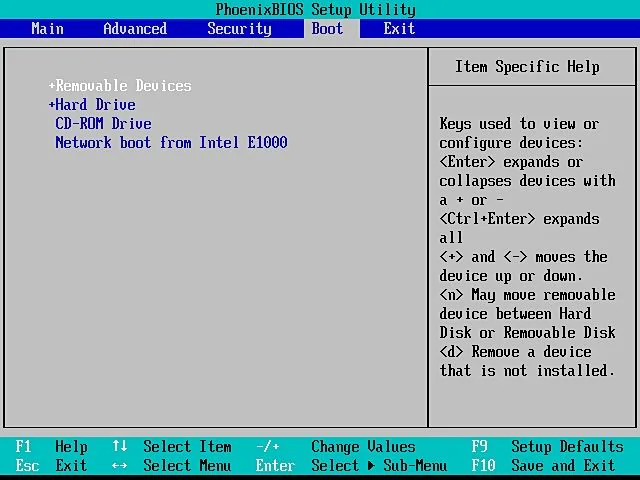 BIOS-Einstellungen ändern