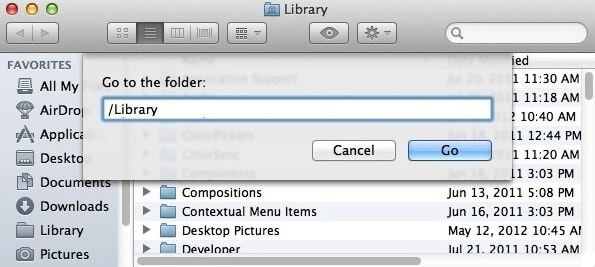 mac library folder