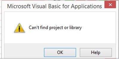 project library not found