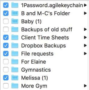 dropbox client for mac problems