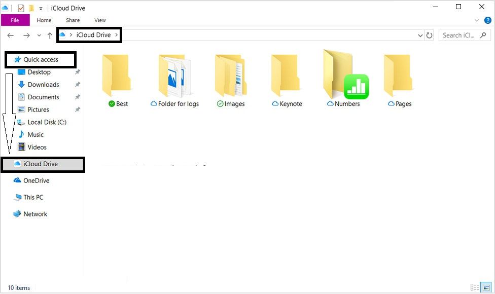 how can i download all my photos from icloud to my windows 10 pc