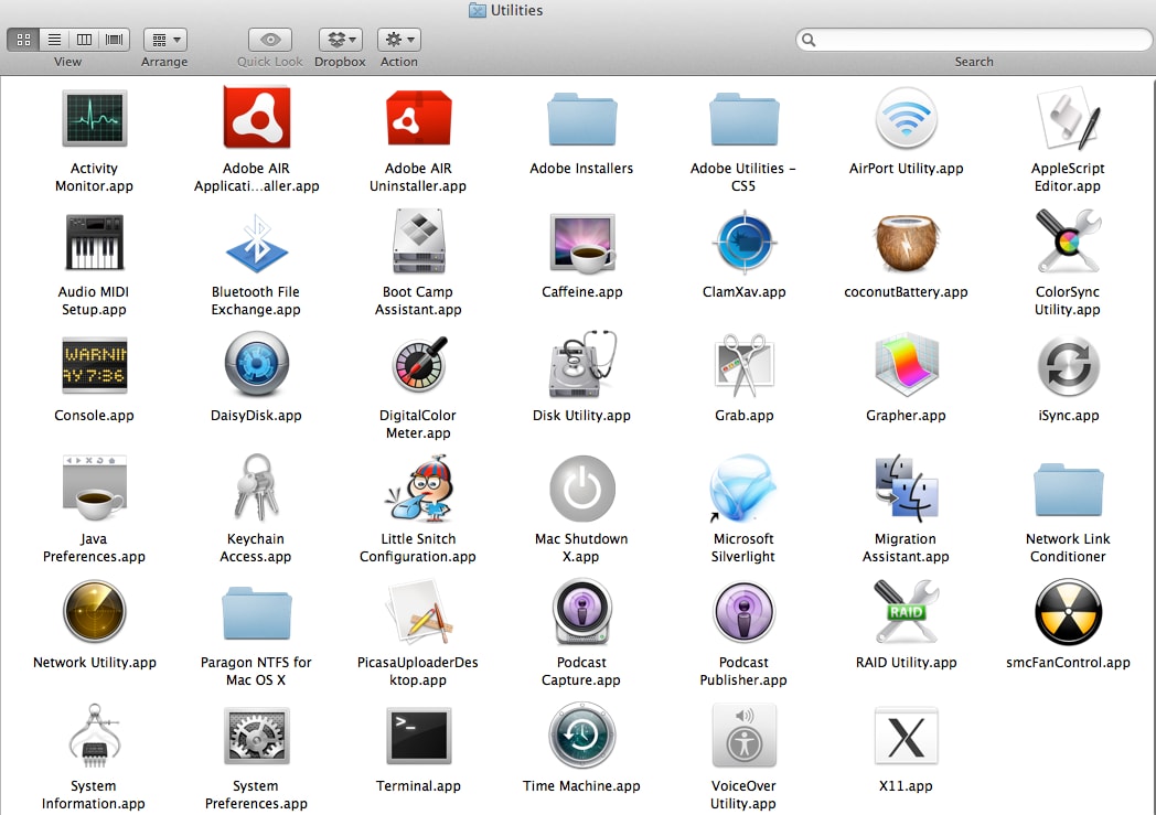 langkah 2-menjalankan-folder-utilitas-Mac- Anda