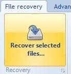 memulihkan file yang dipilih