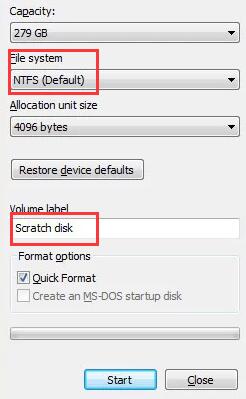 recover raw disk to ntfs hard drive