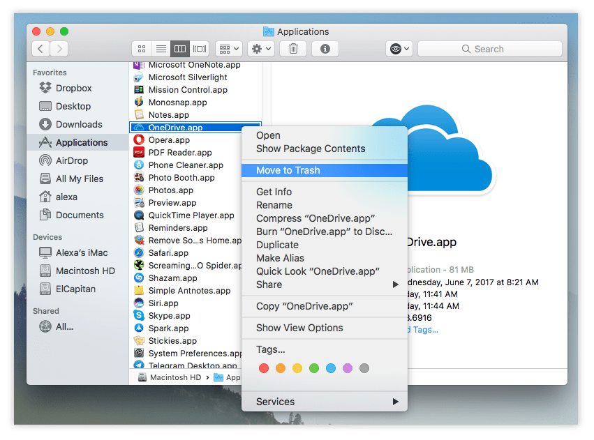 cómo-eliminar-onedrive-on-mac