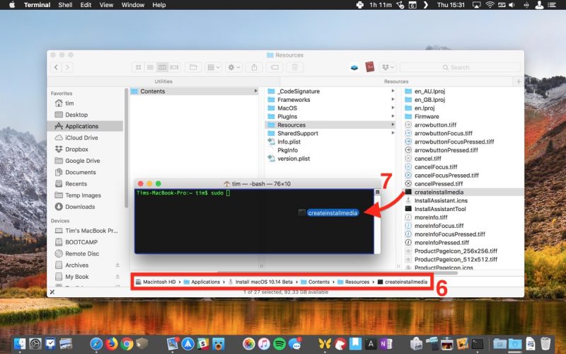 resizing vmware window for mac