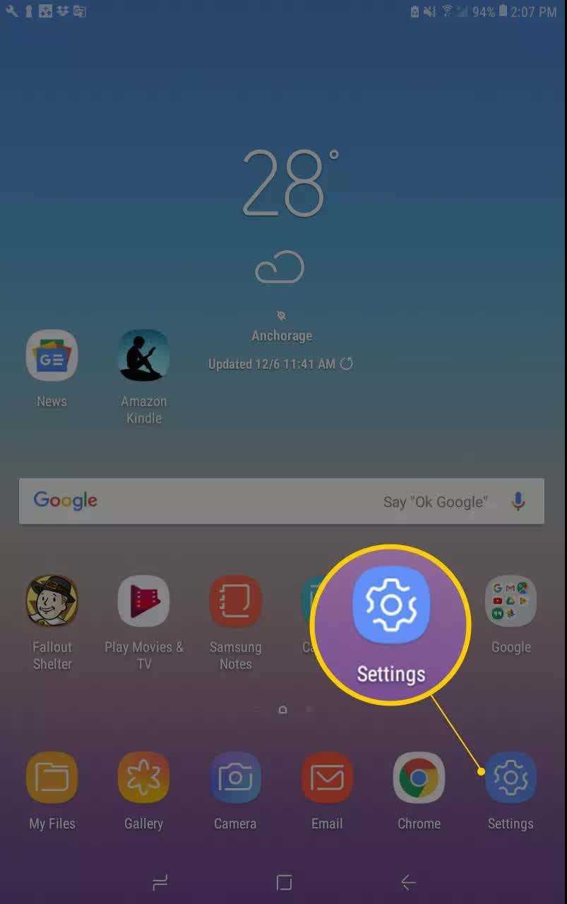 open-android-settings