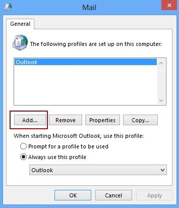 outlook-not-responding