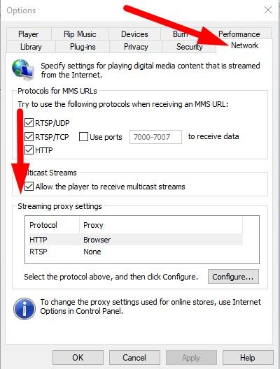 windows media player non riproduce i video 