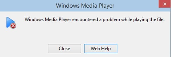 windows media player non riproduce i video