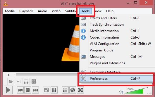 turn on automatic repair on vlc