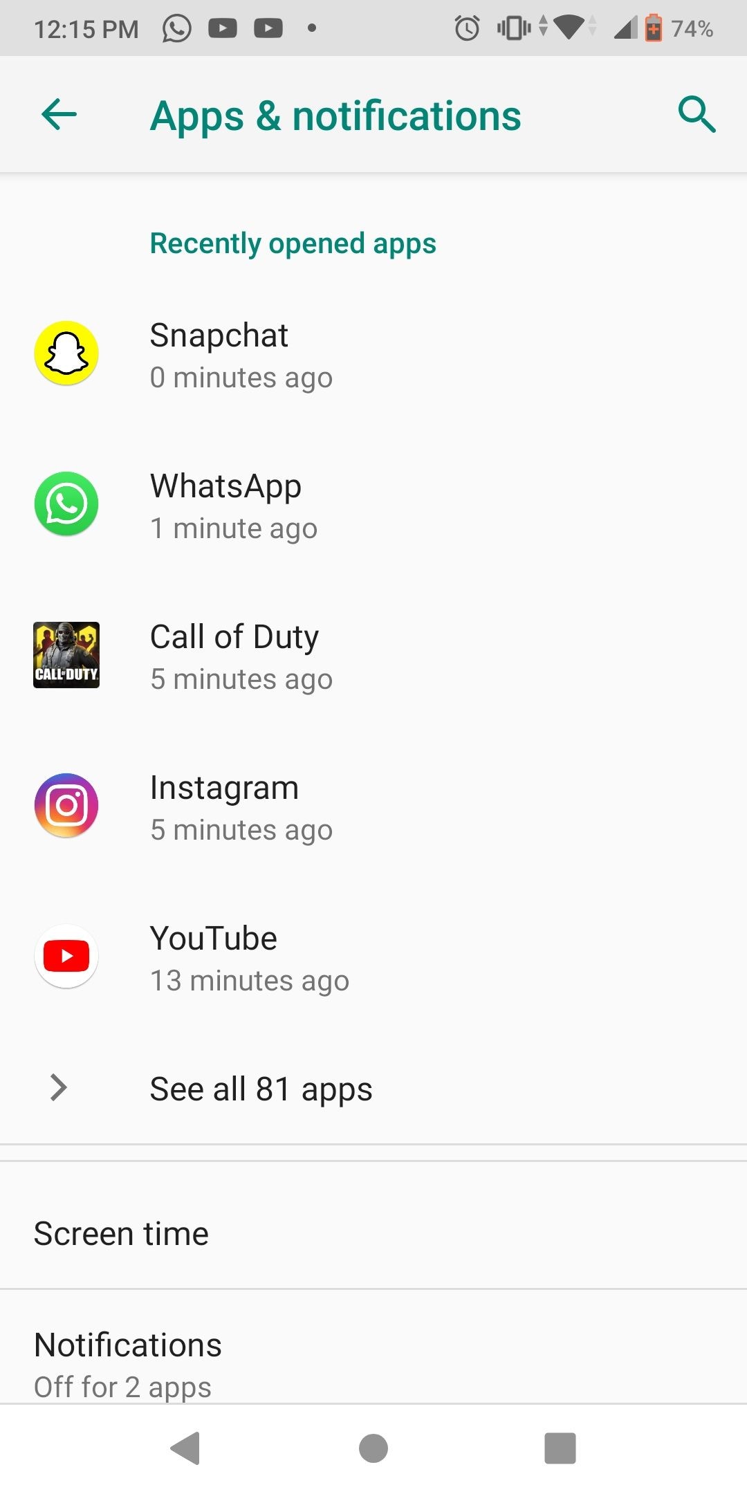 app and notifications