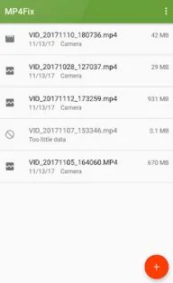 how to add a corrupt video file through MP4Fix video repair app