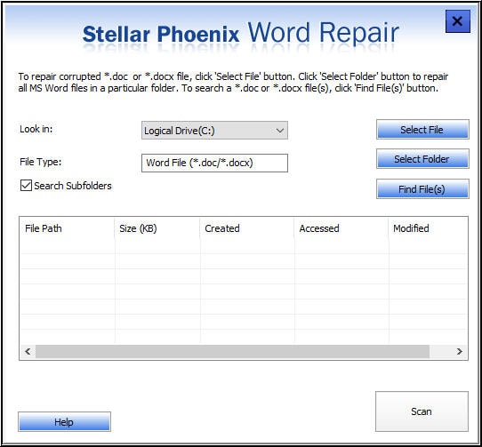 Stellar - riparazione Word