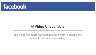 el vídeo no está disponible