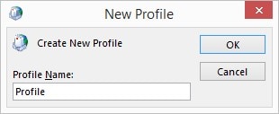 criar novo perfil do Outlook 4