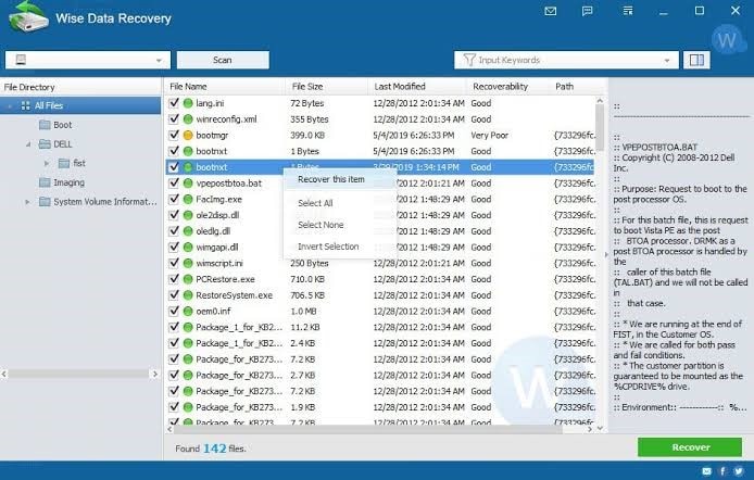 wise hard disk recovery software