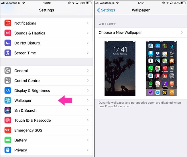 Set Wallpaper: Choose A New Background Image | iOS 17 Guide - TapSmart