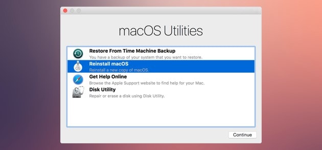 reinstall mac operating system 1