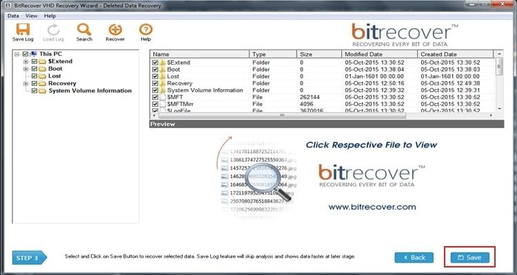 Bitrecover VHD recovery wizard