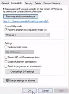 compatibility mode driver installation image 1