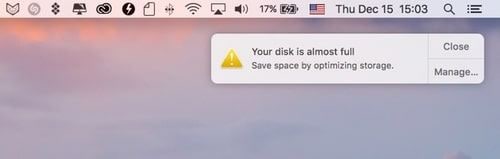 disk full mac
