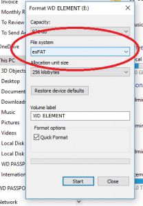 how to format wd external hard drive for mac and windows