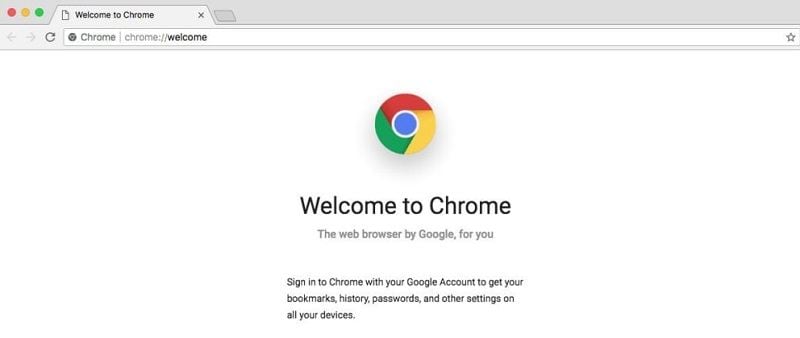 Google Chrome en mac