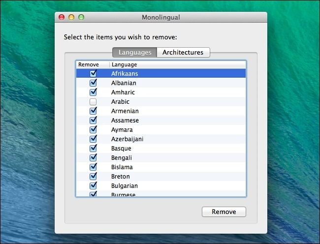 Mac language files