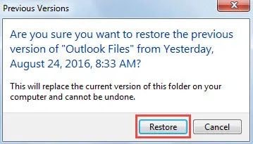 restore from previous version 3
