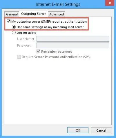 configurer le serveur d'email 3